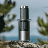 VEYUNA Manual Coffee Grinder – Stainless Steel Burr, Portable Hand Grinder, Home