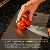 VEYUNA Titanium Cutting Board – Anti-Microbial Surface for Fresh Food Prep