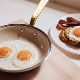 VEYUNA Ceramic Frying Pan Set – 3-Piece PFAS-Free Nonstick Skillets, Induction Ready, Home