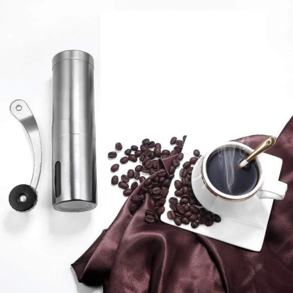 VEYUNA Manual Grinder – Stainless Steel Hand Mill for Food & Treat Prep