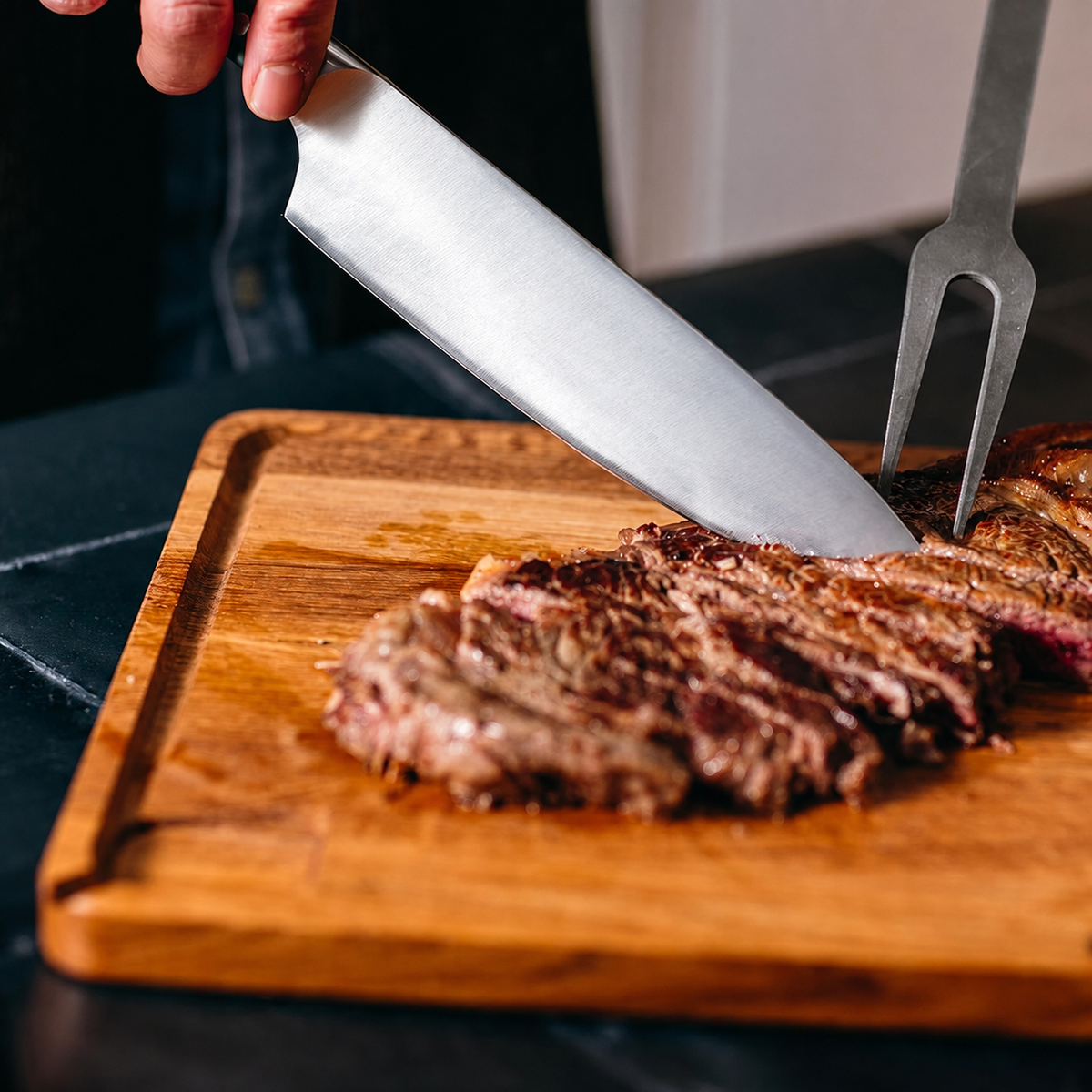 VEYUNA Cutting Board – Large Food Prep Board, Durable Wood Chopping Surface