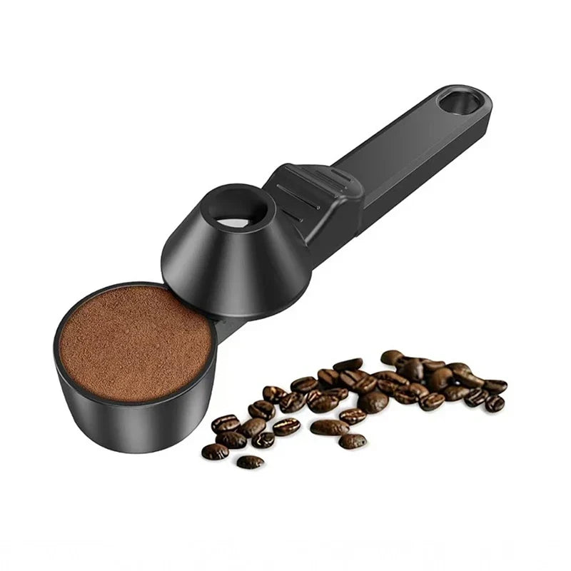 VEYUNA Coffee Scoop Funnel, 2-Tablespoon Measure for Modern Kitchens