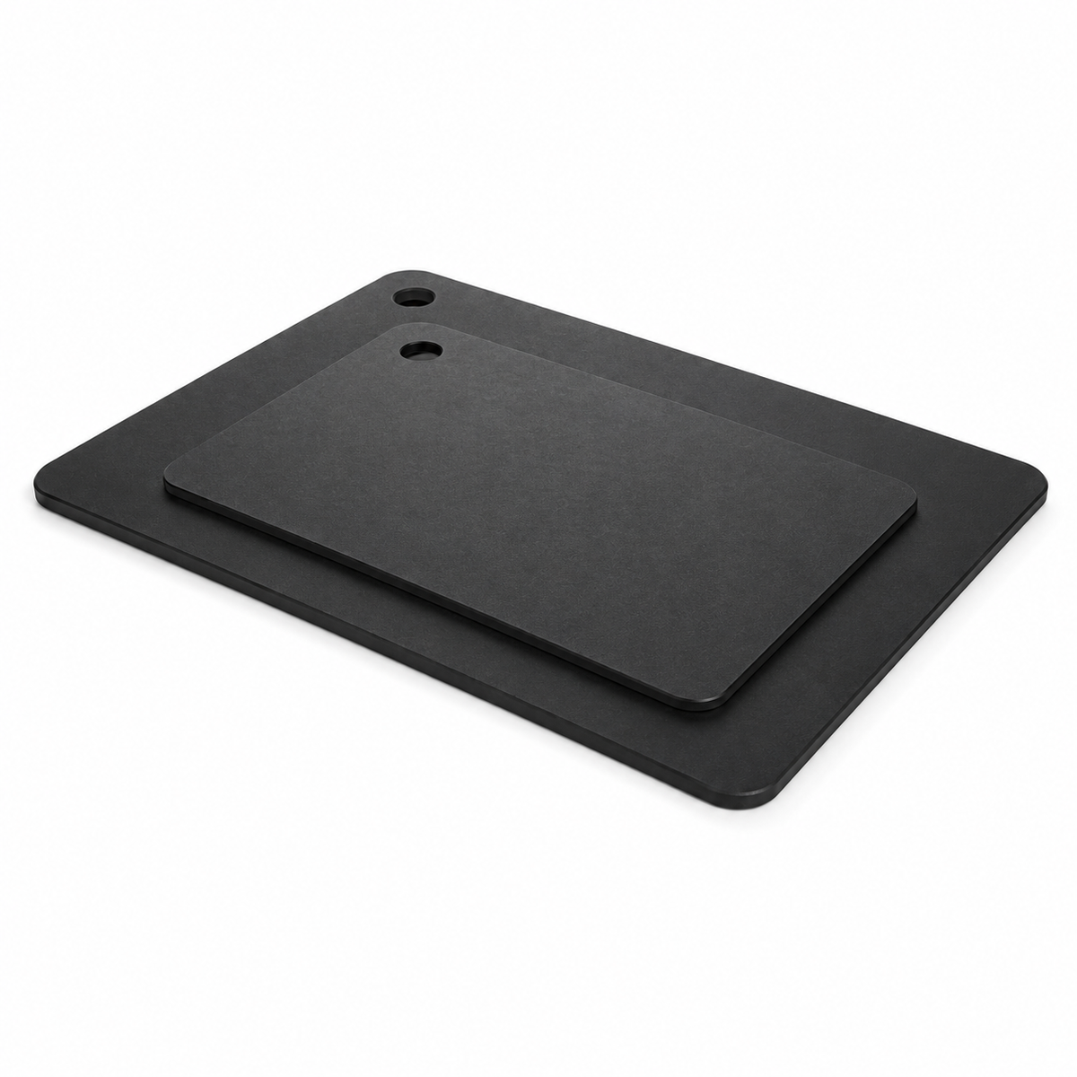 VEYUNA Cutting Board Set - 2-Piece Recycled Paper, Black, Food Prep