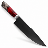 VEYUNA 8-Inch Chef Knife Carbon-Coated Blade Full Tang with Ergonomic Handle