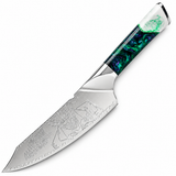 VEYUNA 8-Inch Chef Knife 5-Layer Stainless Steel Blade with Resin Handle