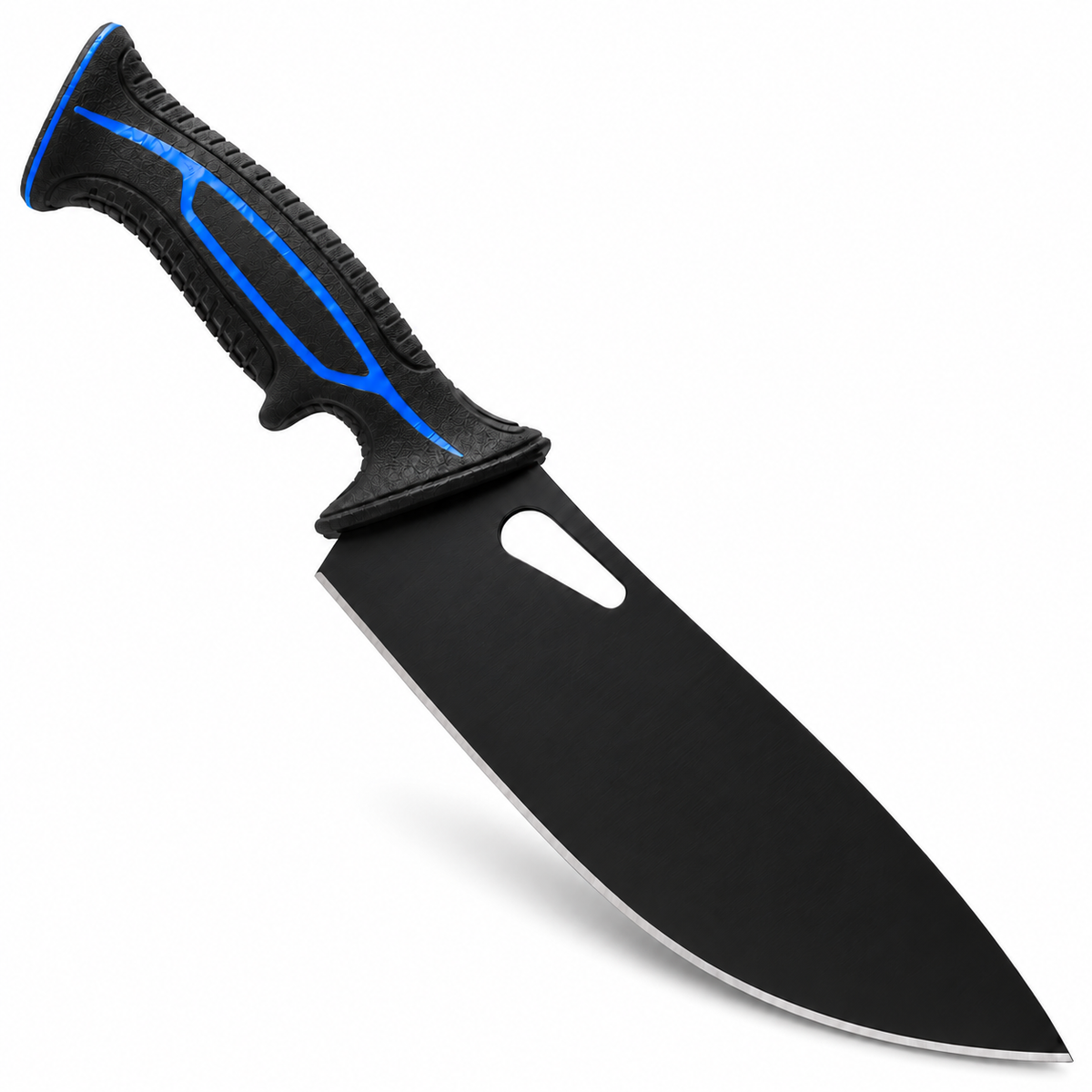 VEYUNA 8-Inch Chef Knife NSF Certified Black Blade with Ergonomic Non-Slip Handle