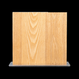 VEYUNA Magnetic Knife Block - Ash Wood, Metal Base, Food Prep Storage