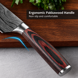 VEYUNA Chef Knife 8-Inch – Ultra-Sharp Damascus Blade for Fresh Food Prep