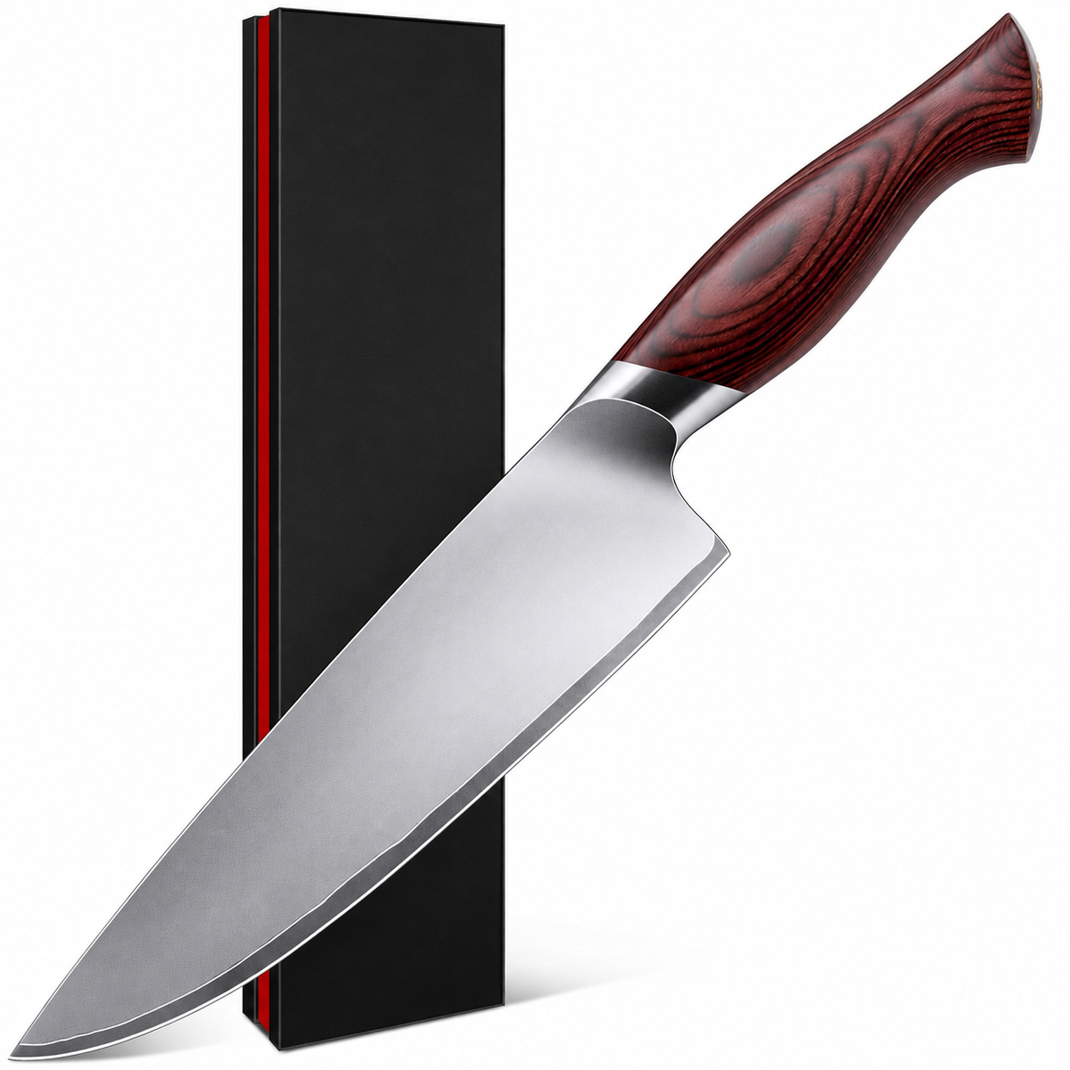 VEYUNA Chef Knife 8-Inch – High-Carbon Japanese Steel for Fresh Food Prep