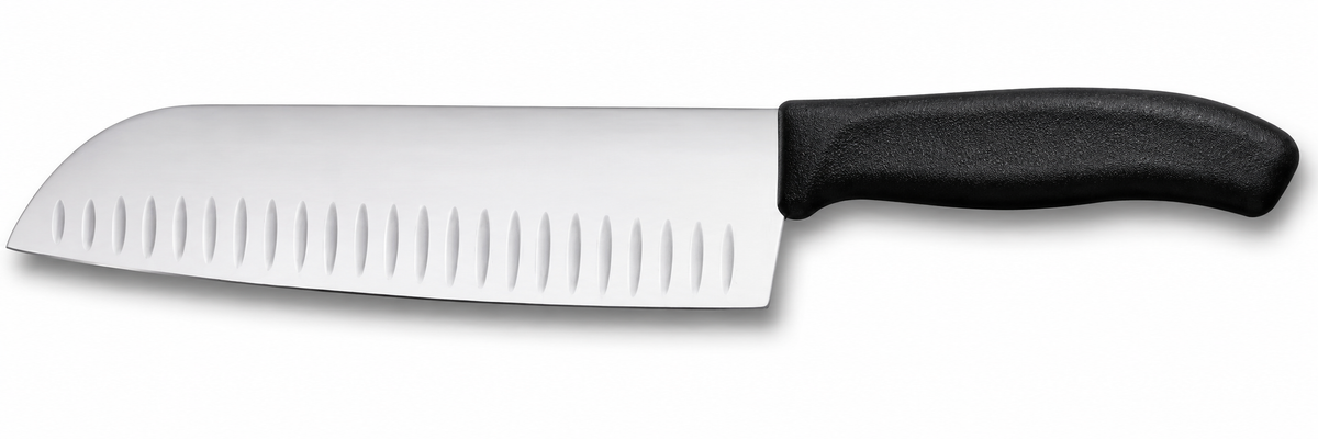 VEYUNA Santoku Knife 17cm – Extra-Sharp Stainless Steel for Fresh Food Prep