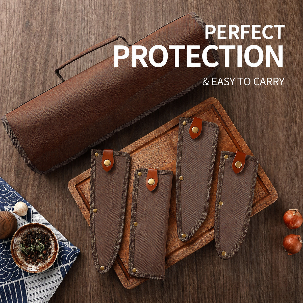 VEYUNA Knife Set 6-Piece – Hand-Forged High-Carbon Steel for Fresh Food Prep