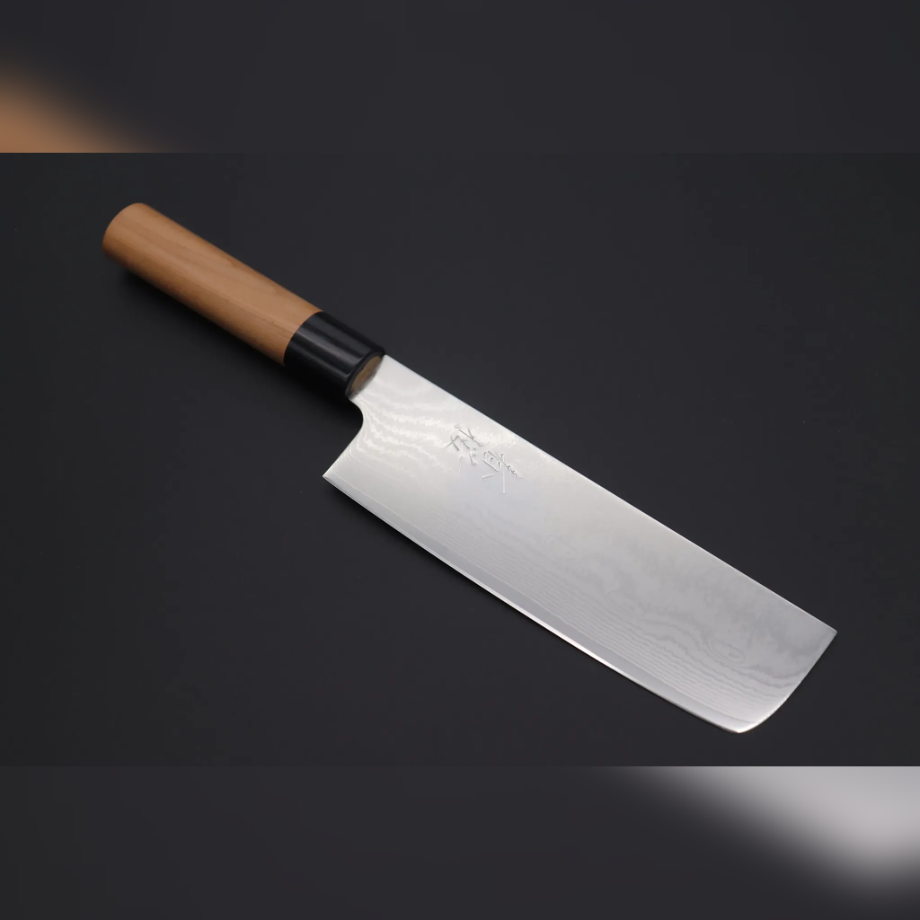 VEYUNA Nakiri Knife 165mm – Japanese Steel for Fresh Food Prep
