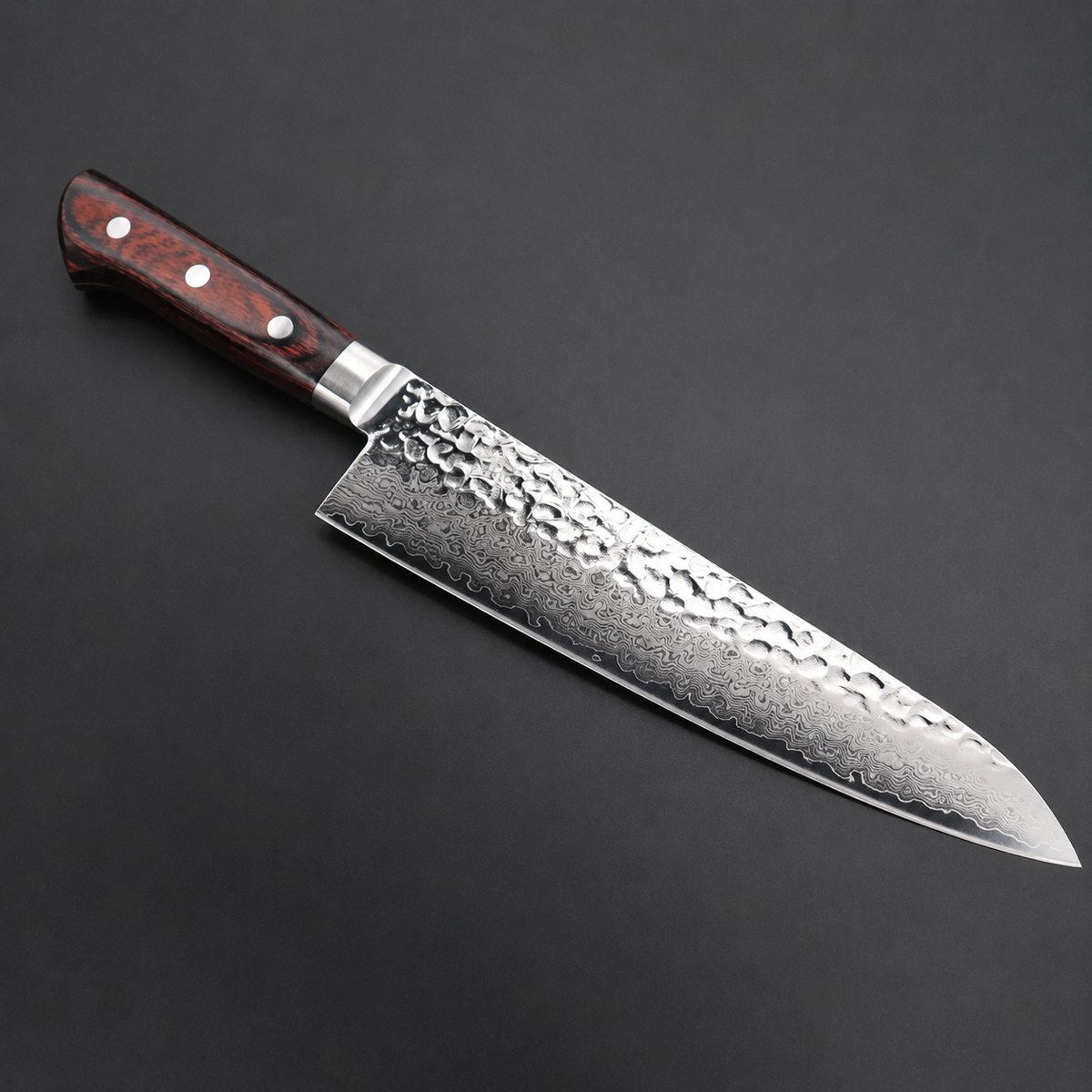 VEYUNA Knife Set 2-Piece – VG-10 Damascus Petty & Gyuto for Food Prep