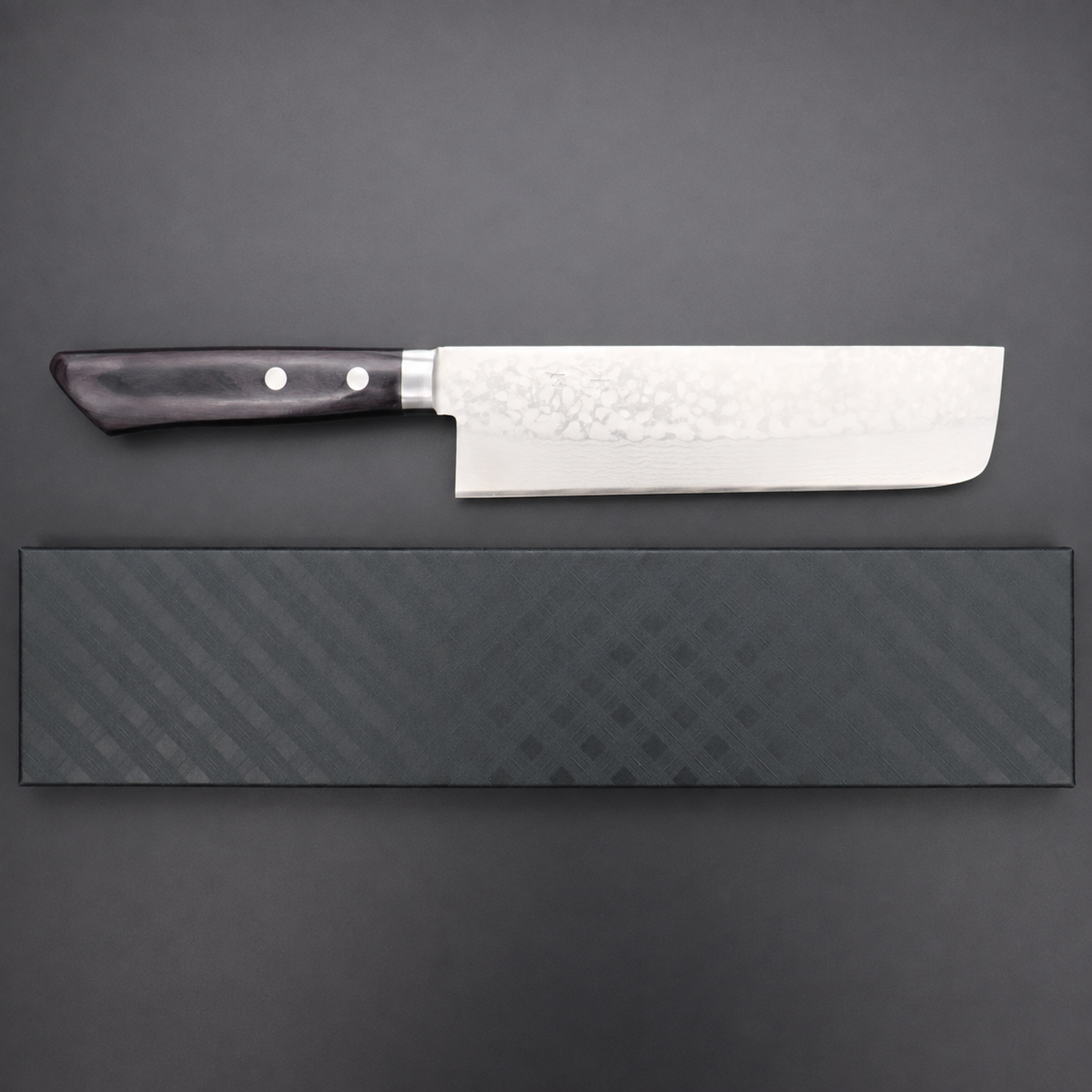 VEYUNA Nakiri Knife 165mm – VG-10 Damascus Steel for Fresh Food Prep