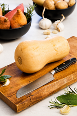 VEYUNA Santoku Knife 5-Inch – Self-Sharpening Stainless Steel for Food Prep