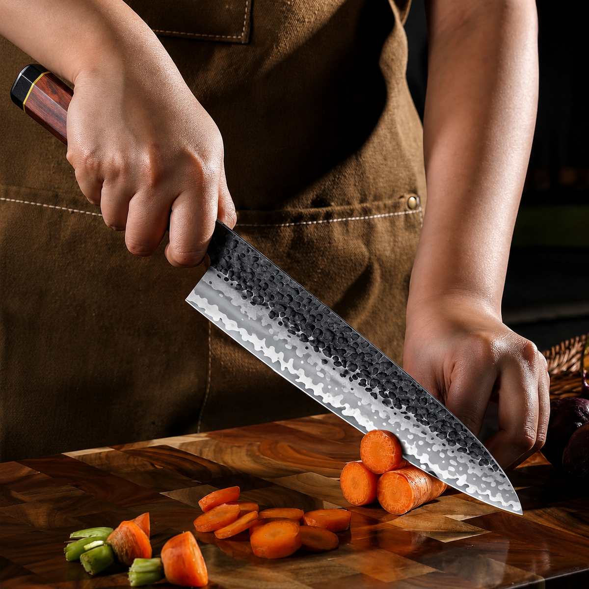 VEYUNA Knife Set 5-Piece – High-Carbon Steel Japanese Knives for Fresh Food Prep