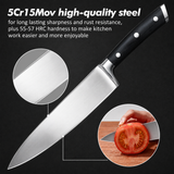 VEYUNA Knife Set 3-Piece – German Stainless Steel for Fresh Food Prep