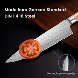 VEYUNA Knife Set 14-Piece – German Steel Magnetic Block for Fresh Food Prep