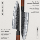 VEYUNA Knife Set 5-Piece – High-Carbon Steel Japanese Knives for Fresh Food Prep