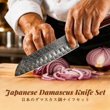 VEYUNA Knife Set 6-Piece – 67-Layer VG10 Damascus Steel for Fresh Food Prep