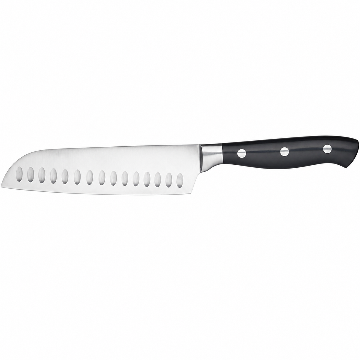 VEYUNA Santoku Knife 5-Inch – Self-Sharpening Stainless Steel for Food Prep