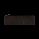 VEYUNA Leather Tool Pouch - Dark Brown Storage Case for Food Prep Tools