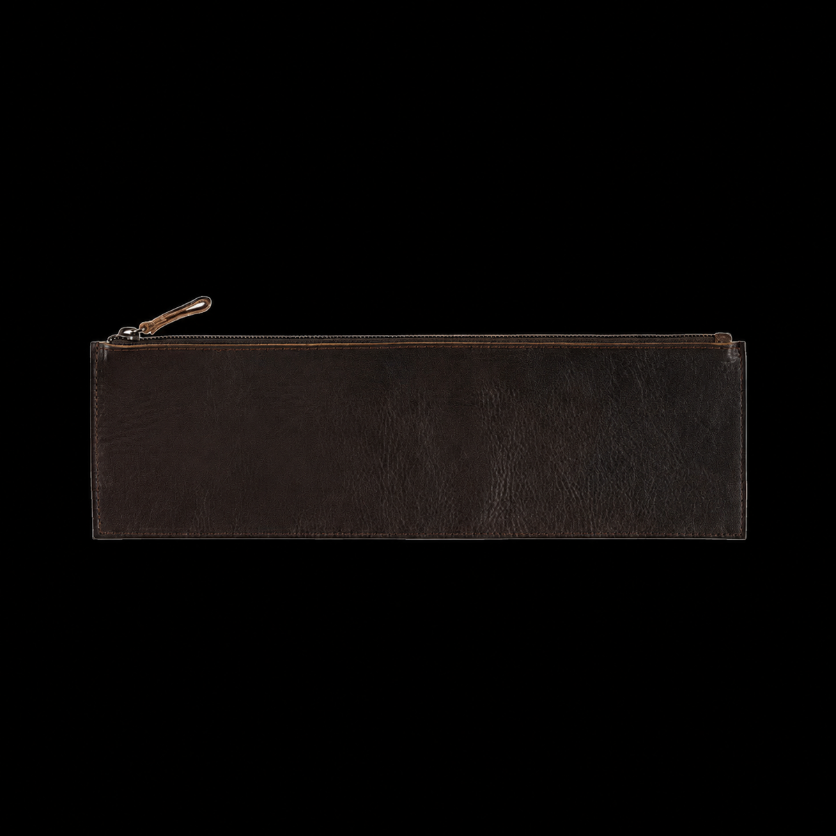 VEYUNA Leather Tool Pouch - Dark Brown Storage Case for Food Prep Tools