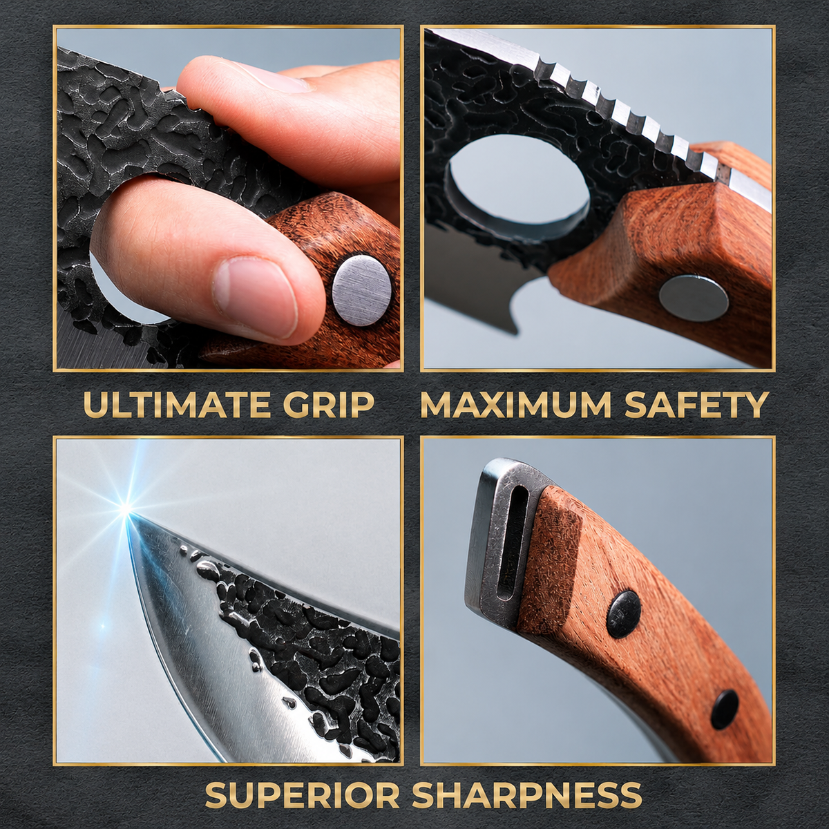 VEYUNA Chef Knife 11-Inch – Ultra-Sharp Japanese Blade for Fresh Food Prep