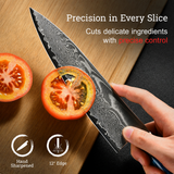 VEYUNA Chef Knife 8-Inch – VG10 Damascus Steel for Fresh Food Prep