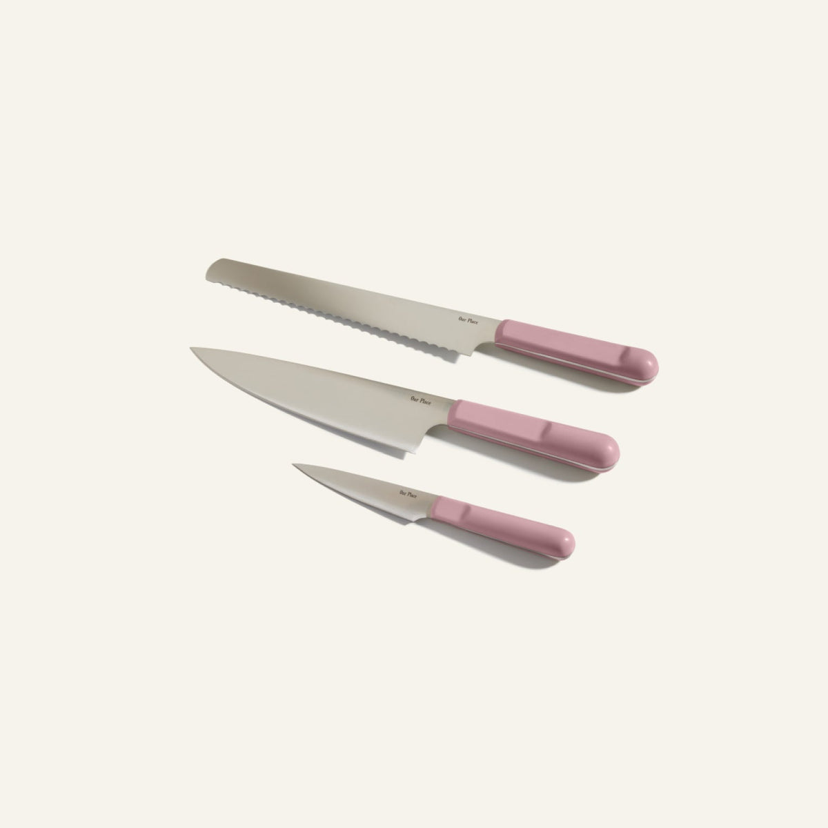 VEYUNA Knife Trio – 3-Piece High-Carbon Steel Food Prep Knife Set