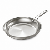 VEYUNA 30cm Stainless Steel Fry Pan – Commercial Grade for Fresh Food Prep