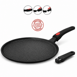 VEYUNA 28 cm Crêpe Frying Pan - Nonstick Pancake Skillet, Modern Kitchen
