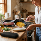 VEYUNA Frying Pan Set – 3-Piece Nonstick Cookware, Induction Ready, Easy Clean, Home