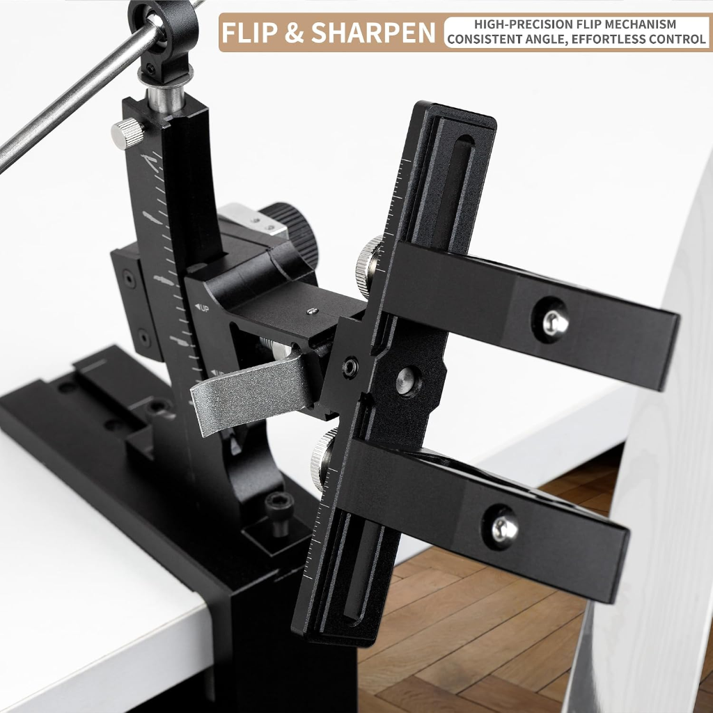 VEYUNA Knife Sharpening System – 9–25° Adjustable 360° Sharpener for Food Prep