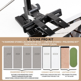 VEYUNA Knife Sharpening System – 9–25° Adjustable 360° Sharpener for Food Prep