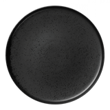 VEYUNA Dinnerware Set 18-Piece – Black Ceramic Plates and Bowls for Dining