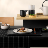 VEYUNA Dinnerware Set 18-Piece – Tofu Ceramic Plates & Bowls for Dining