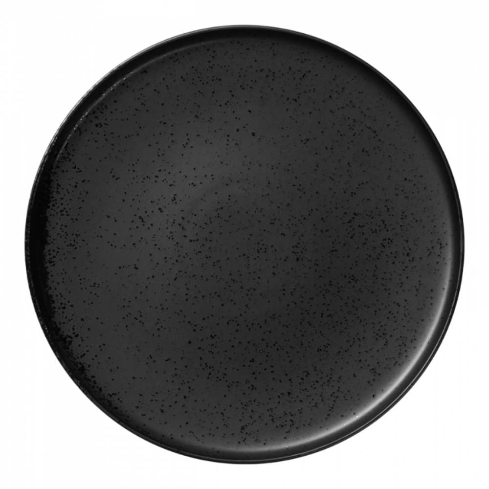 VEYUNA Dinnerware Set 18-Piece – Black Ceramic Plates & Bowls for Dining