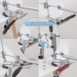 VEYUNA Knife Sharpening System – 10-Stone 360° Precision Sharpener for Food Prep