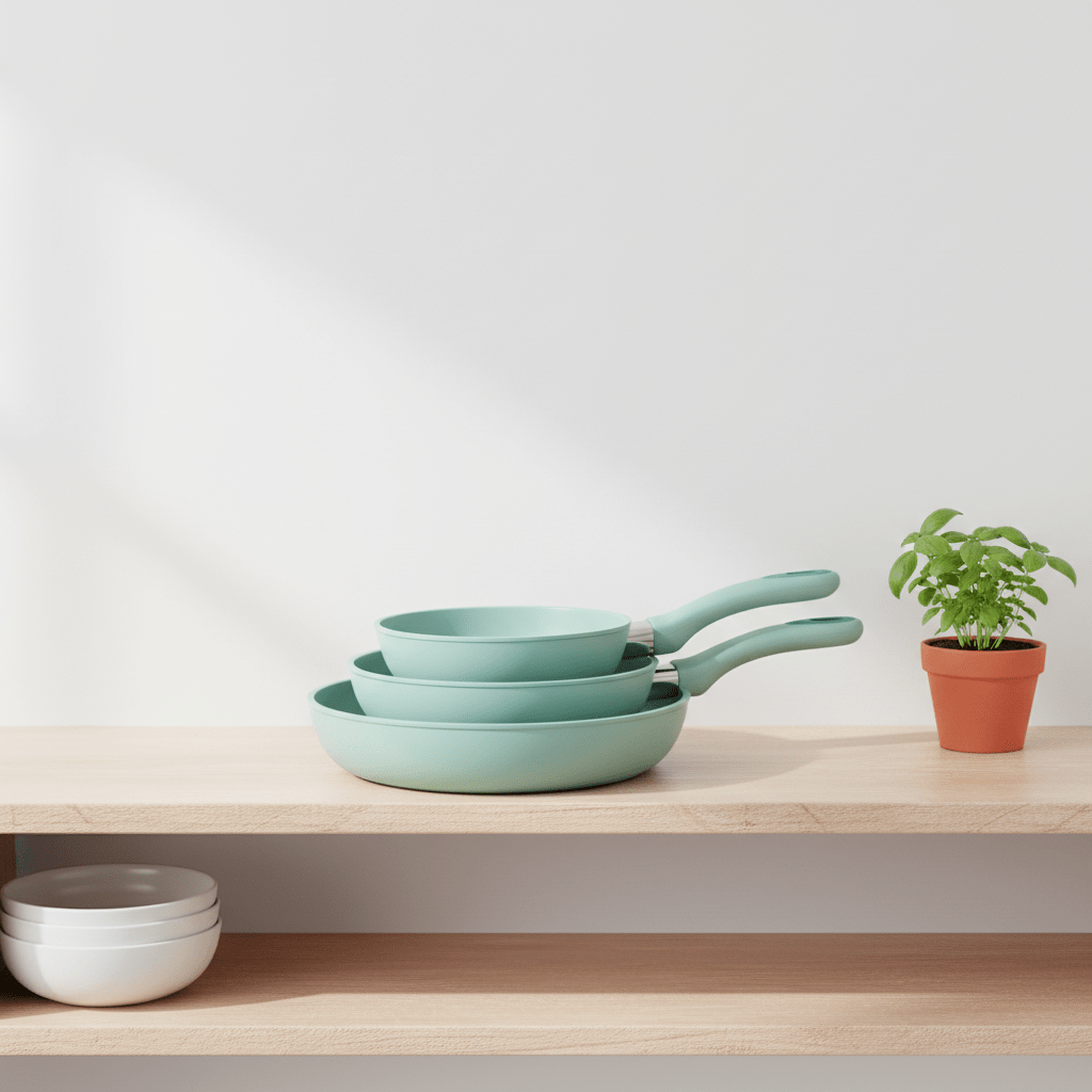 VEYUNA Granite Frying Pan Set – Premium Nonstick Cookware for Healthy Food Prep