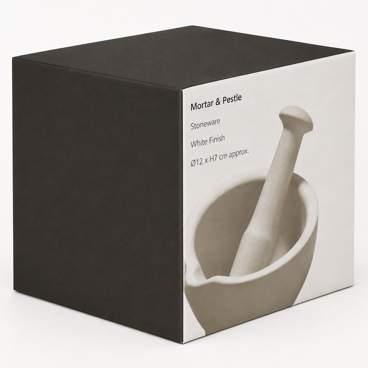 VEYUNA Stoneware Mortar & Pestle – Compact Grinder for Food & Treat Prep