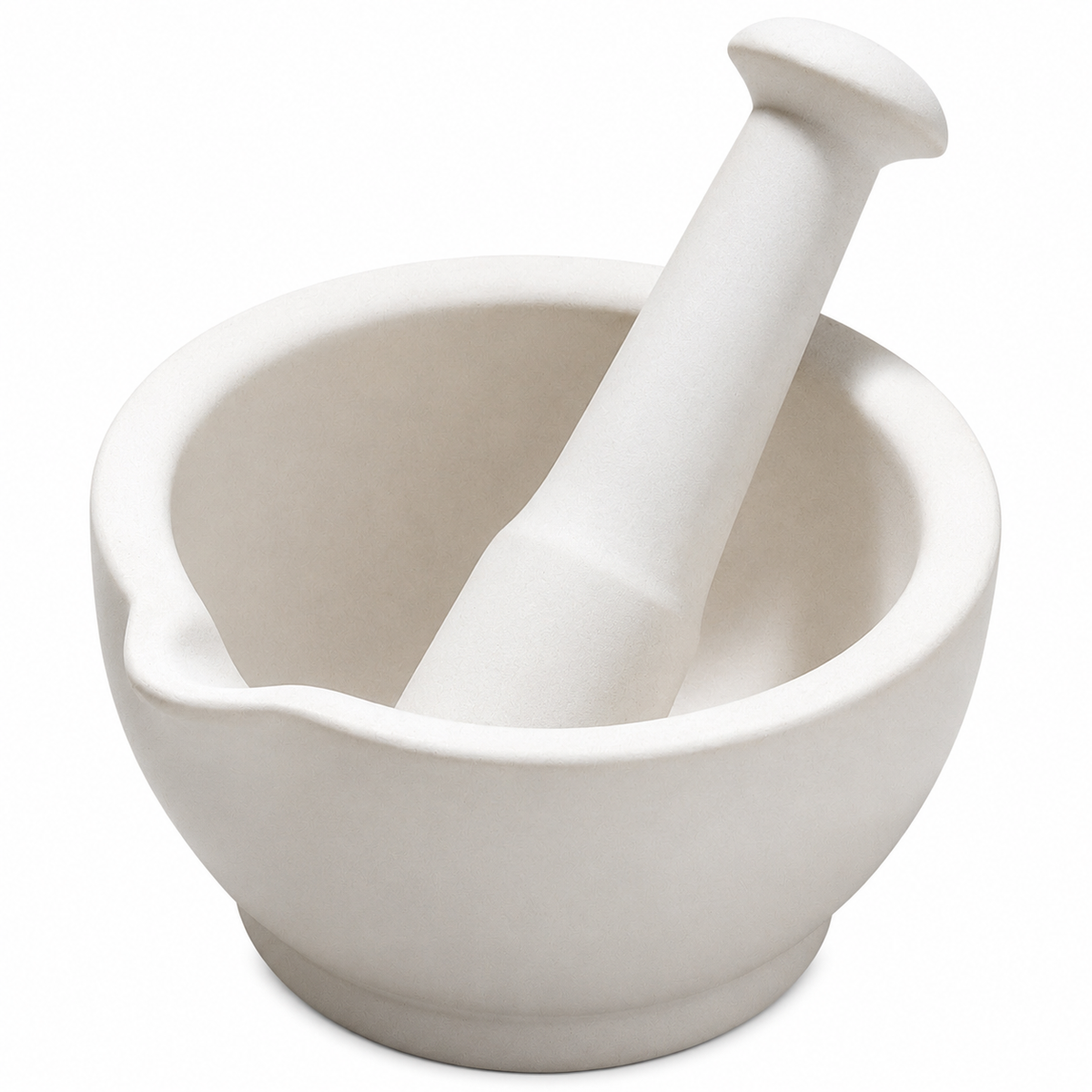 VEYUNA Stoneware Mortar & Pestle – Compact Grinder for Food & Treat Prep