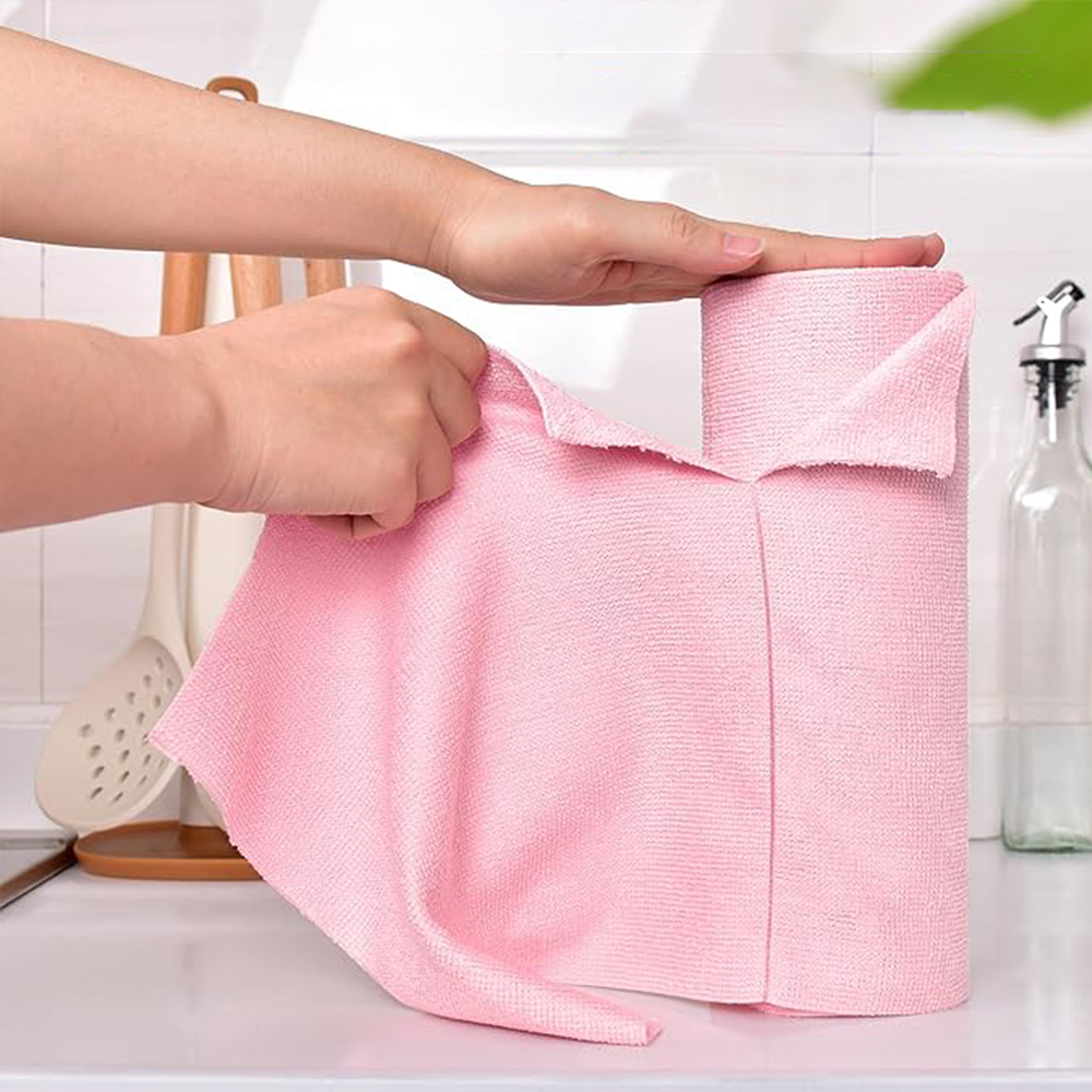 VEYUNA Microfiber Cleaning Cloth Roll – 50 Reusable Kitchen Wipes