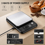 VEYUNA Digital Kitchen Scale – 10kg Waterproof 0.1g Precision for Food Prep