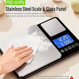 VEYUNA Dual Platform Kitchen Scale – 33 lb High Precision Scale for Food Prep