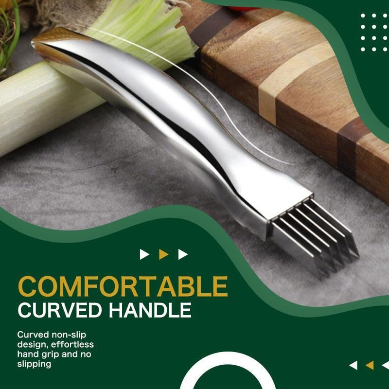 VEYUNA 6-Blade Vegetable Slicer – 304 Stainless Steel Food Prep Cutter