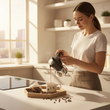 VEYUNA Moka Pot – 300ml Aluminium Stovetop Coffee Maker for Kitchen Kitchens