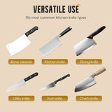 VEYUNA Automatic Knife Sharpener – One-Pull Blade Sharpener for Food Prep Knives