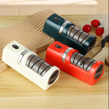 VEYUNA Automatic Knife Sharpener – One-Pull Blade Sharpener for Food Prep Knives