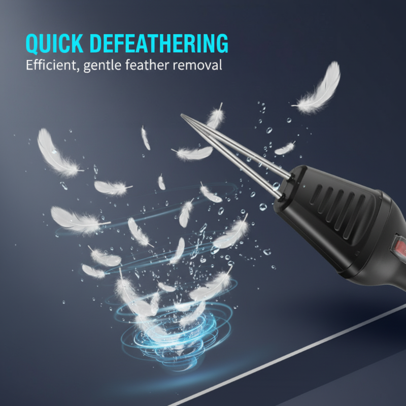 VEYUNA Electric Poultry Plucker – Portable Chicken Feather Remover for Food Prep